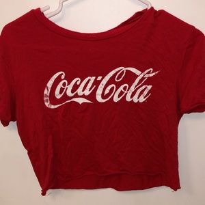 Garage coca-cola cropped shirt